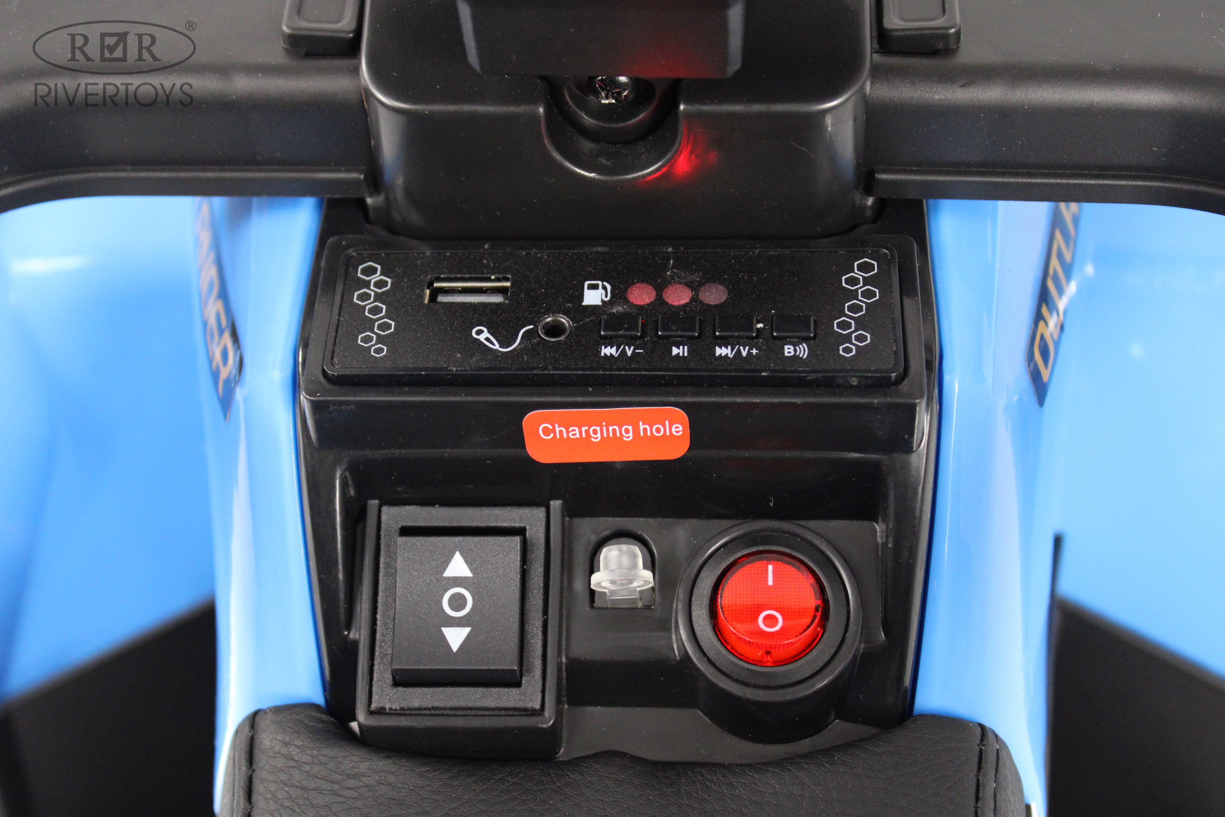 Электромобиль RIVERTOYS F003FF Blue - фото 9