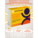 БАД Благомакс Янтарная кислота с витамином С (BLAGOMAX SUCCINIC ACID and VITAMIN C) капсулы №30
