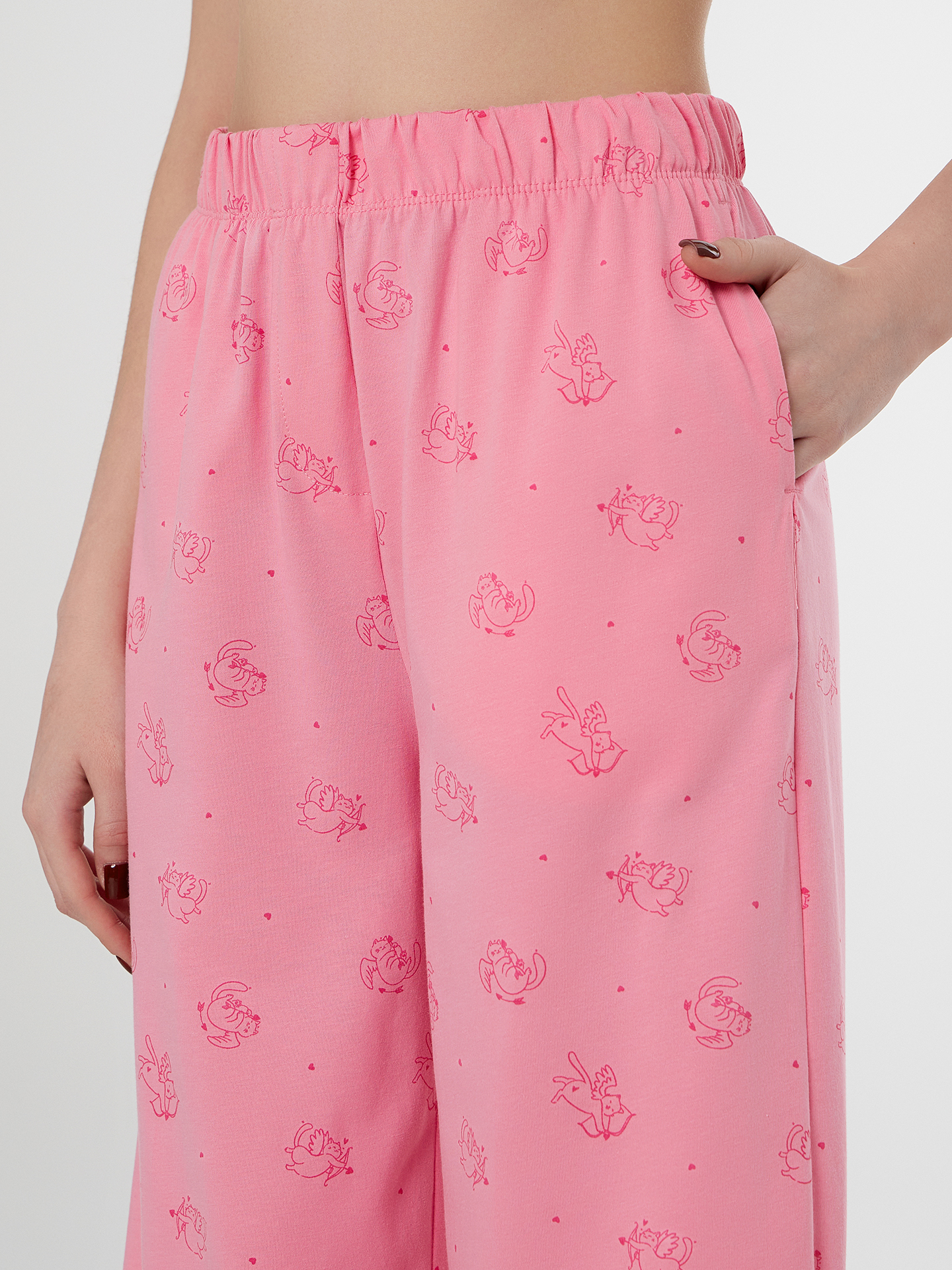 Брюки Mark Formelle (Марк Формэль) 532524-1/котики на розовом - фото 4