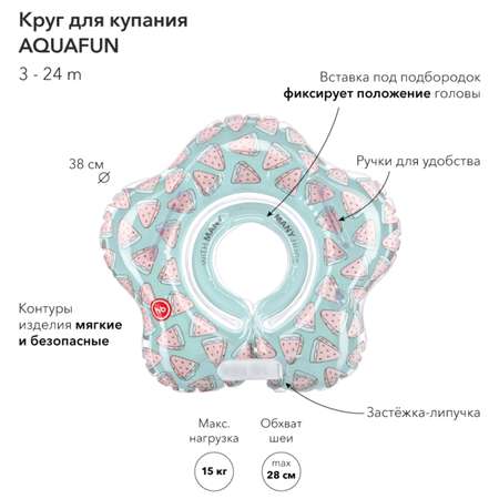Круг для плавания Happy Baby Aquafun