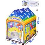 Палатка игровая Рыжий кот Автобус АВС / 95x75x102 см