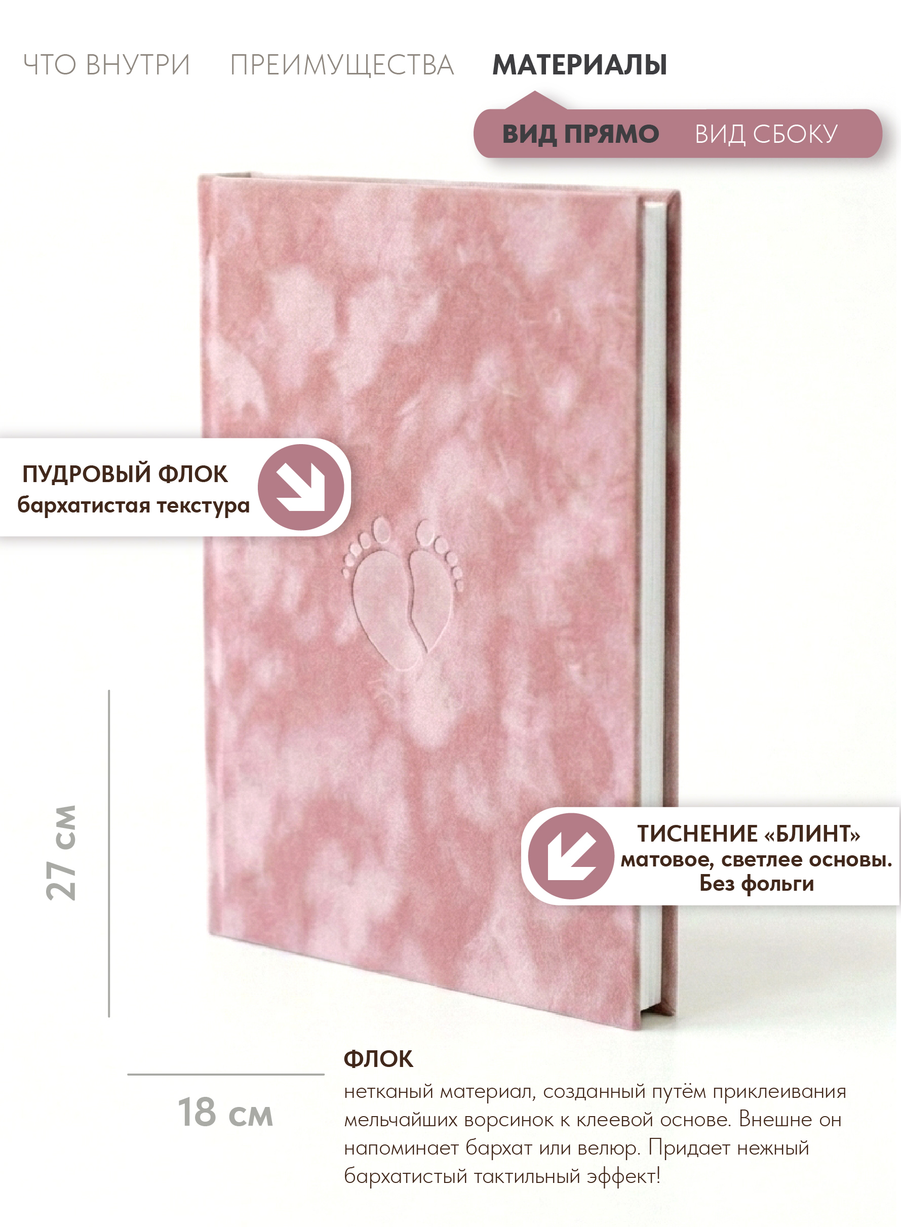 Первый альбом новорожденной девочке Moms Recordbook Ягодный Джем - фото 3