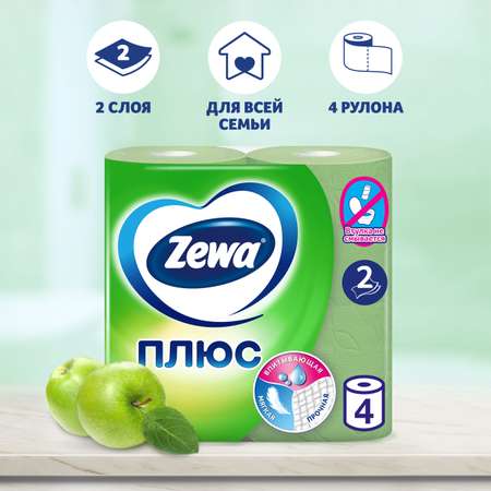 Туалетная бумага Zewa 4 шт.
