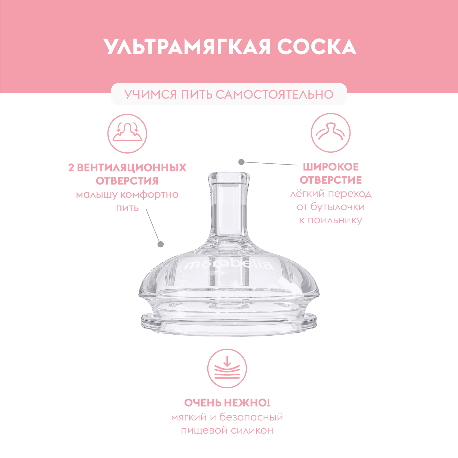 Бутылочка Mombella Anti-Colic 300 мл - фото 4