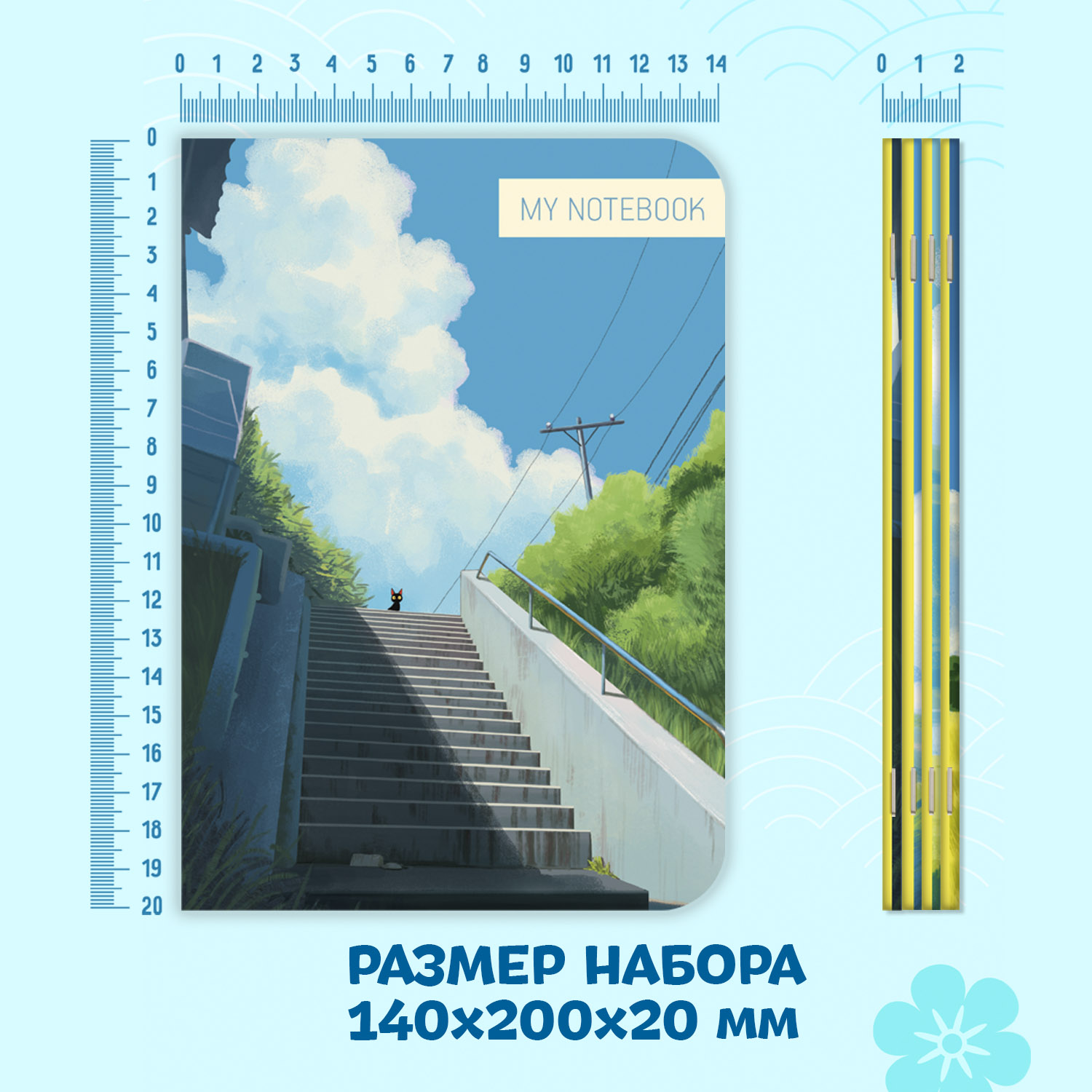 Блокнот Проф-Пресс в линию А5. 4шт. Легенда аниме 40 лист. - фото 5