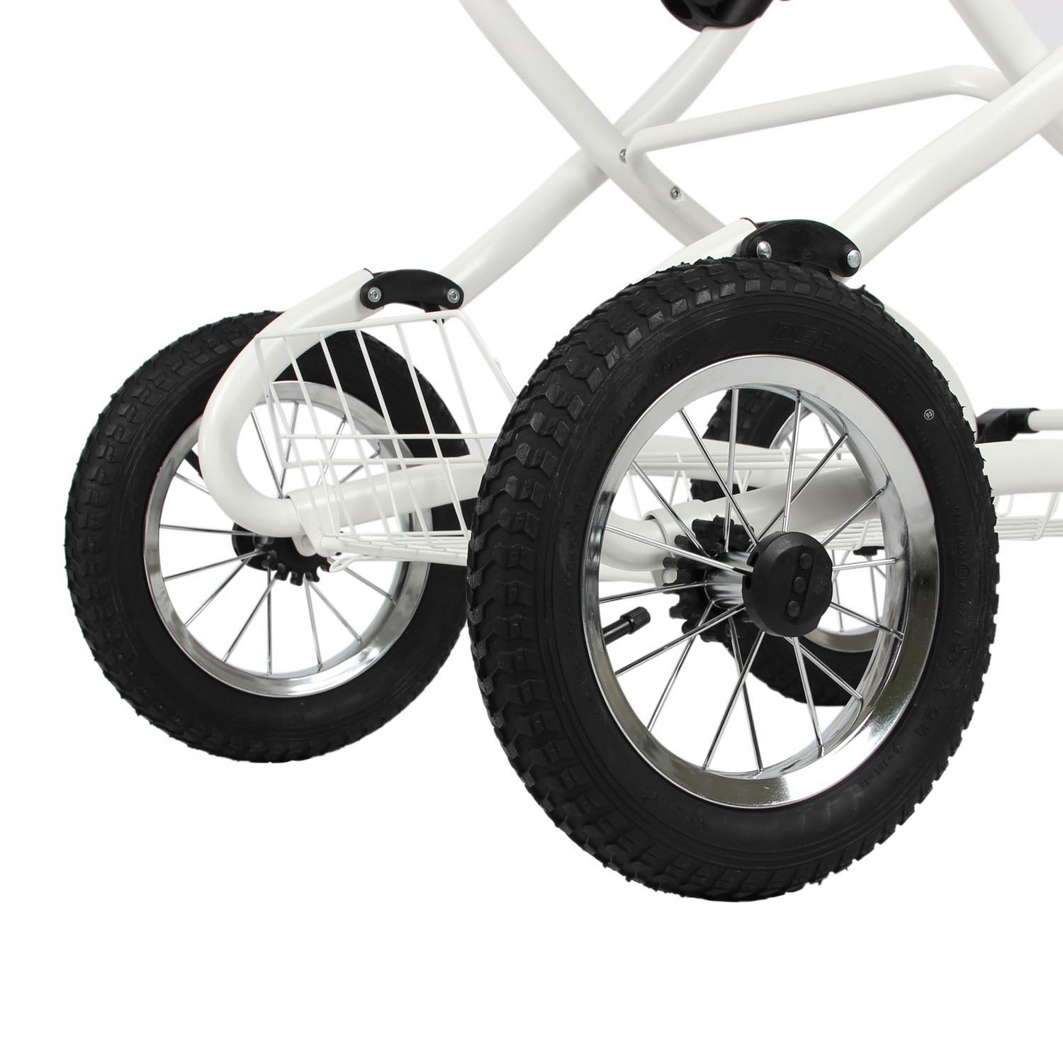 Коляска 2в1 Indigo Barbara Classic 02 шалфей - фото 34