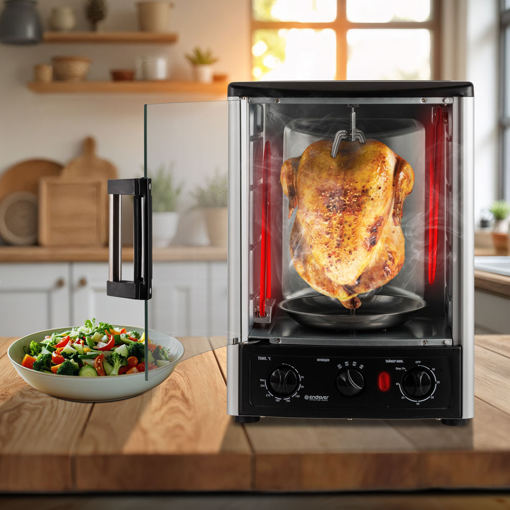 Электрический многофункциональный гриль ENDEVER Grillmaster-310 - фото 17
