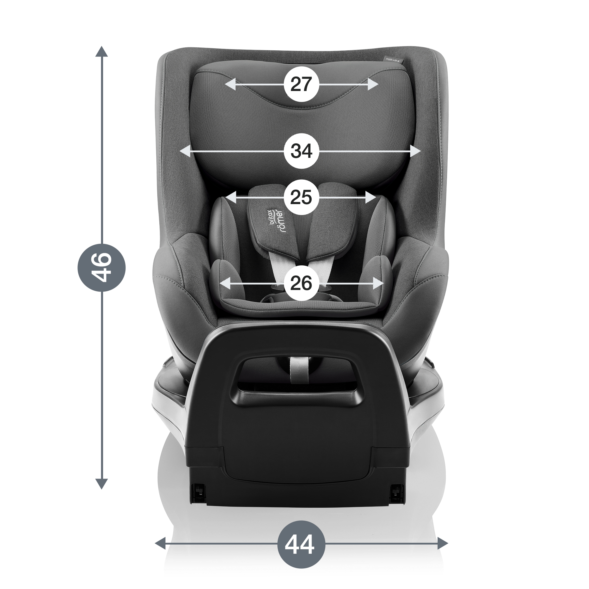 Автокресло Britax Roemer Dualfix Pro M Isofix 0+/1 (0-18 кг) - фото 12