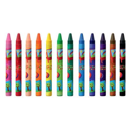 Восковые мелки STABILO 12 шт.