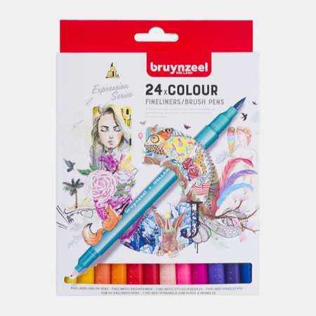 Ручка капиллярная Bruynzeel 24 шт.