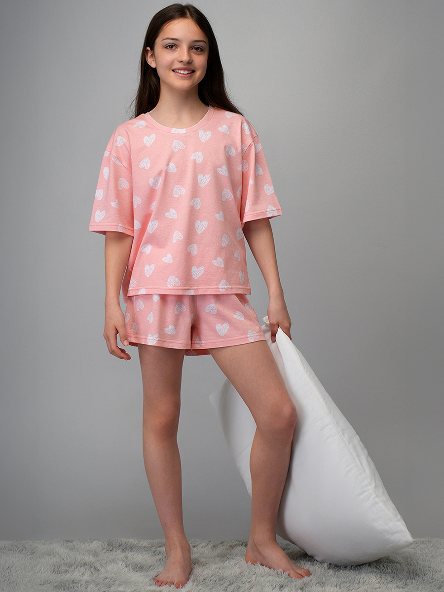 Пижама HappyFox HF5900DSPбелый.сердечки - фото 11
