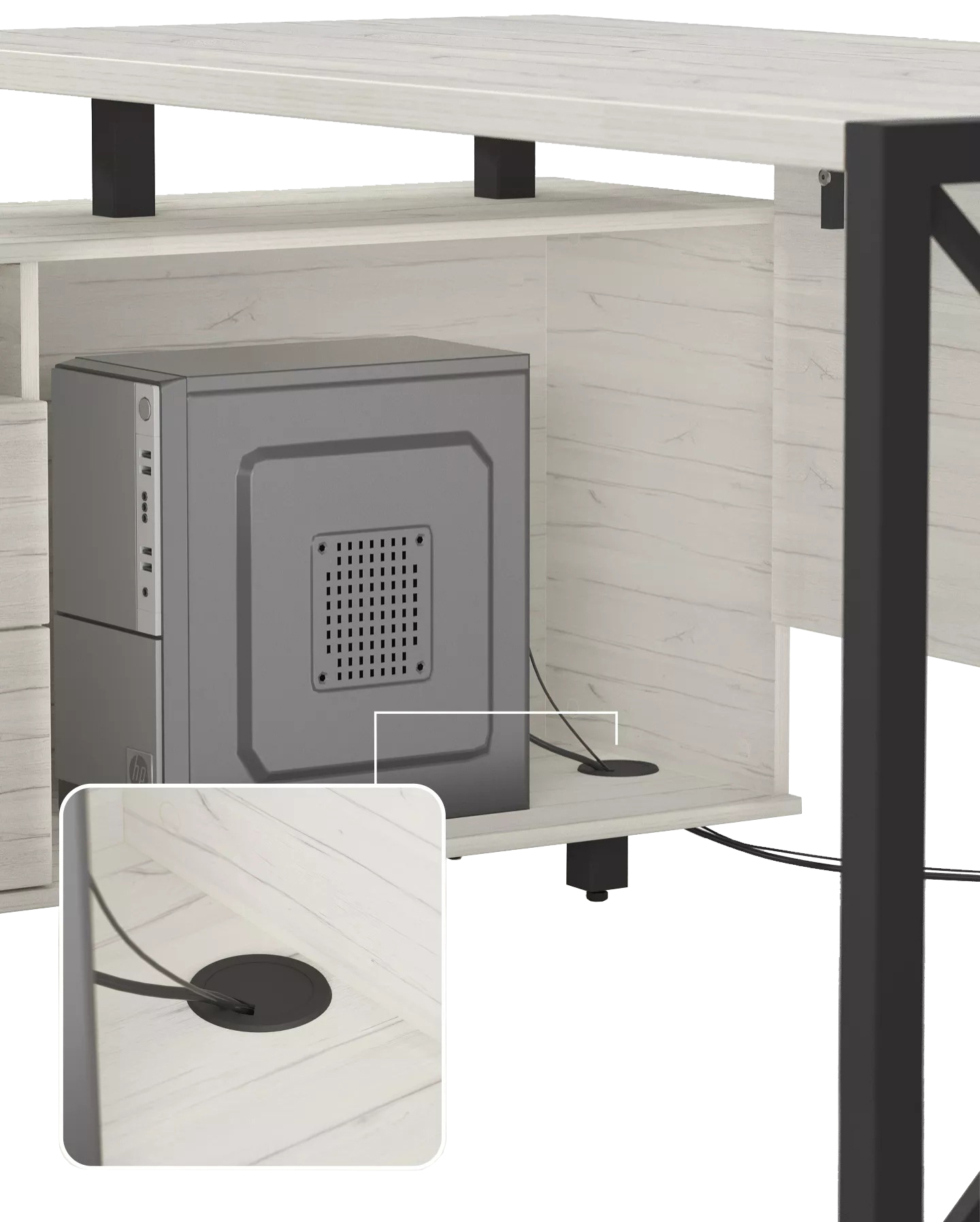 Письменный стол КАЛИФОРНИЯ МЕБЕЛЬ Хардвиг СР01 - фото 15