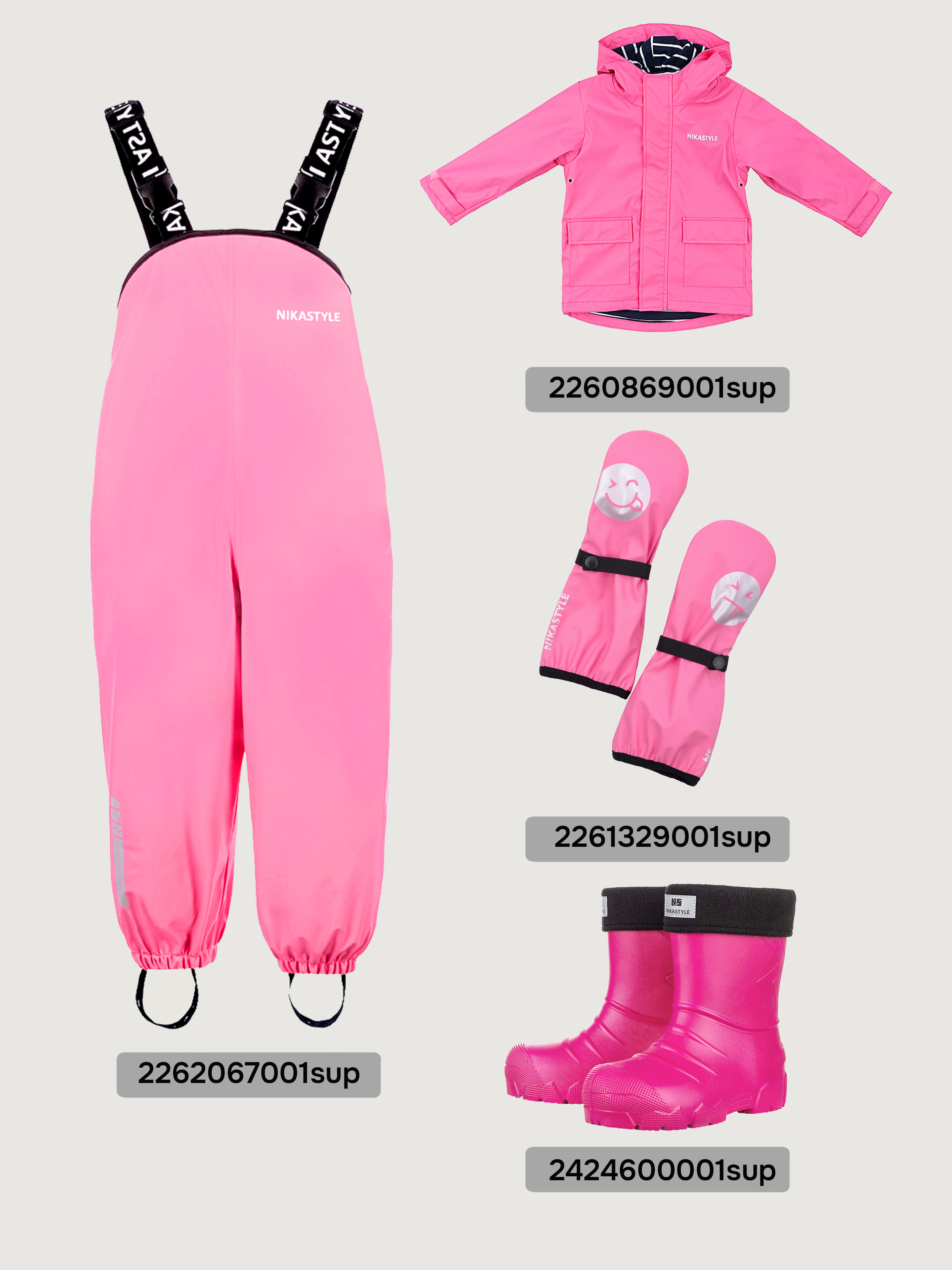 Резиновые сапоги NIKASTYLE 16м5923 фуксия - фото 17