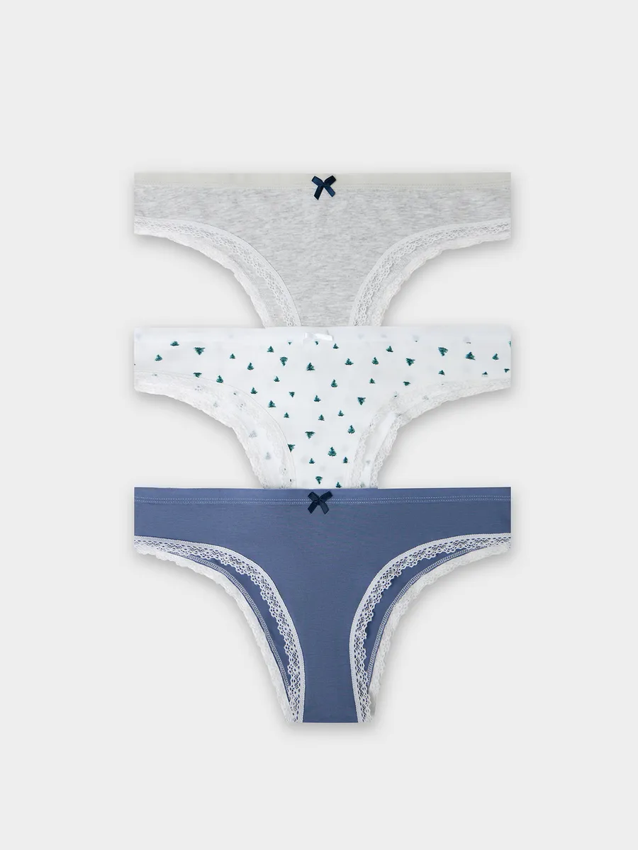 Трусы 3 шт Mark Formelle (Марк Формэль) 412281-3/индиго - фото 10