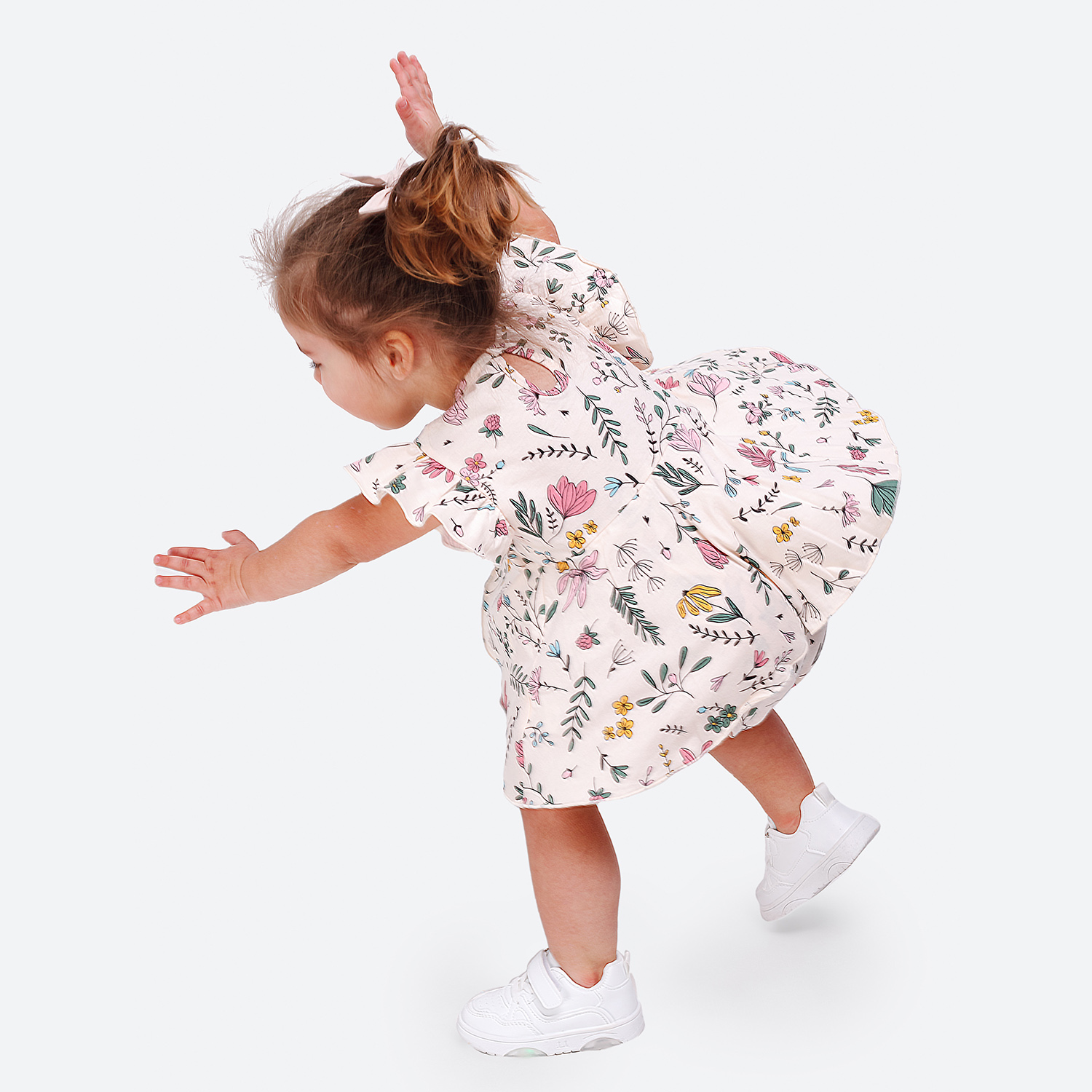 Боди-платье VEDDI 079к-21-экрю/цветочный сад - фото 10