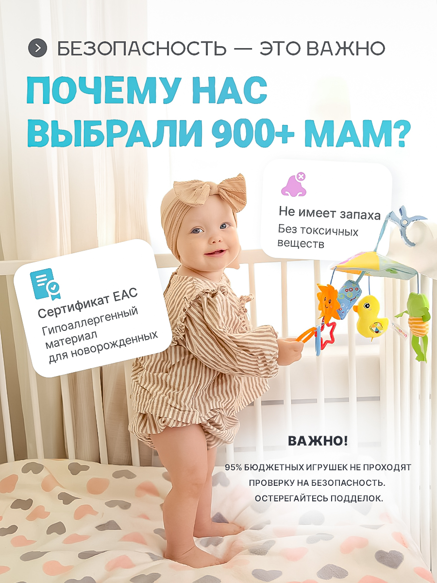 Игрушка SHARKTOYS подвеска зонтик Утка - фото 8