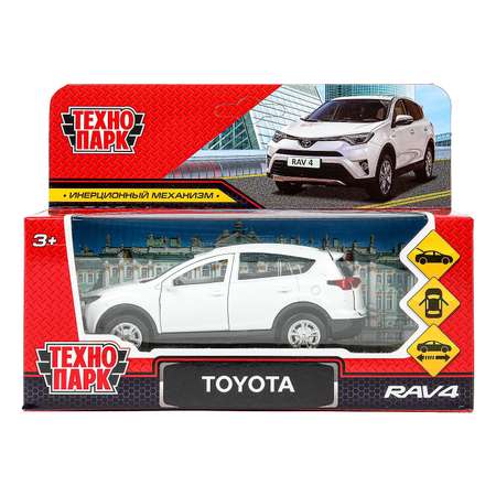 Автомобиль Технопарк Toyota Toyota Rav4 белый