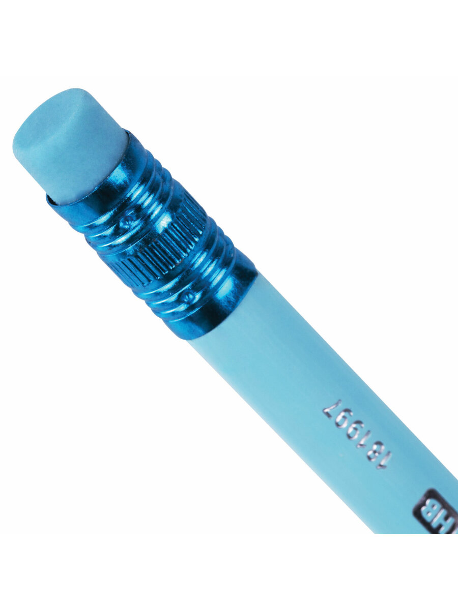 Карандаши чернографитные Brauberg 12 шт. - фото 10