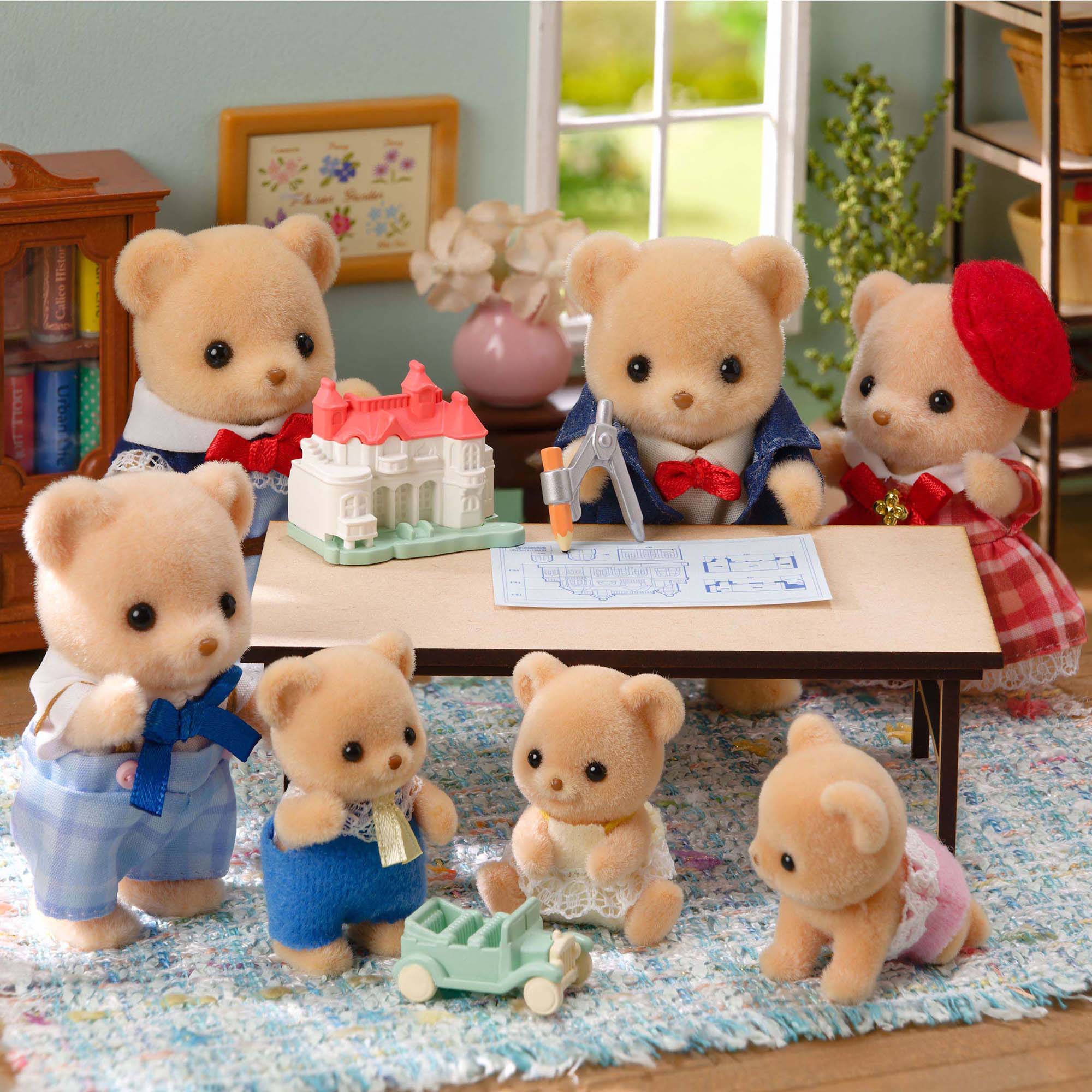 Игровой набор Sylvanian Families Семья бисквитных мишек - фото 12