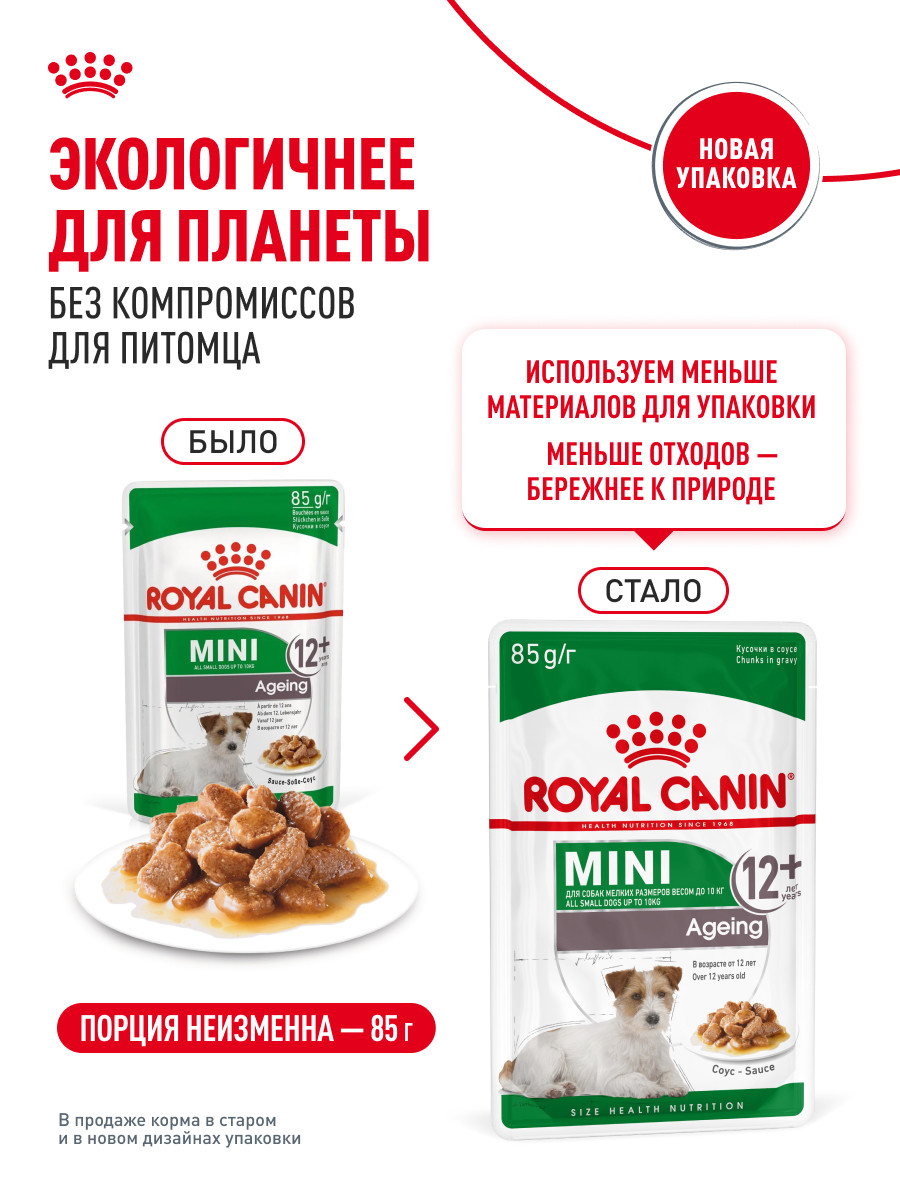 Корм для собак ROYAL CANIN Mini Ageing 12+ для стареющих собак мелких размеров 85г - фото 11