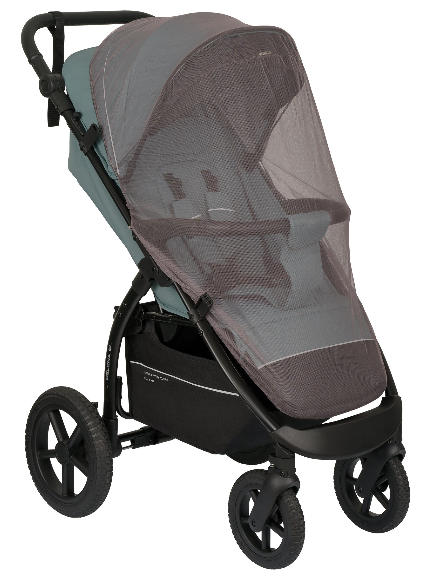 Коляска прогулочная JOVOLA Selena SL, всесезонная зеленый - фото 35