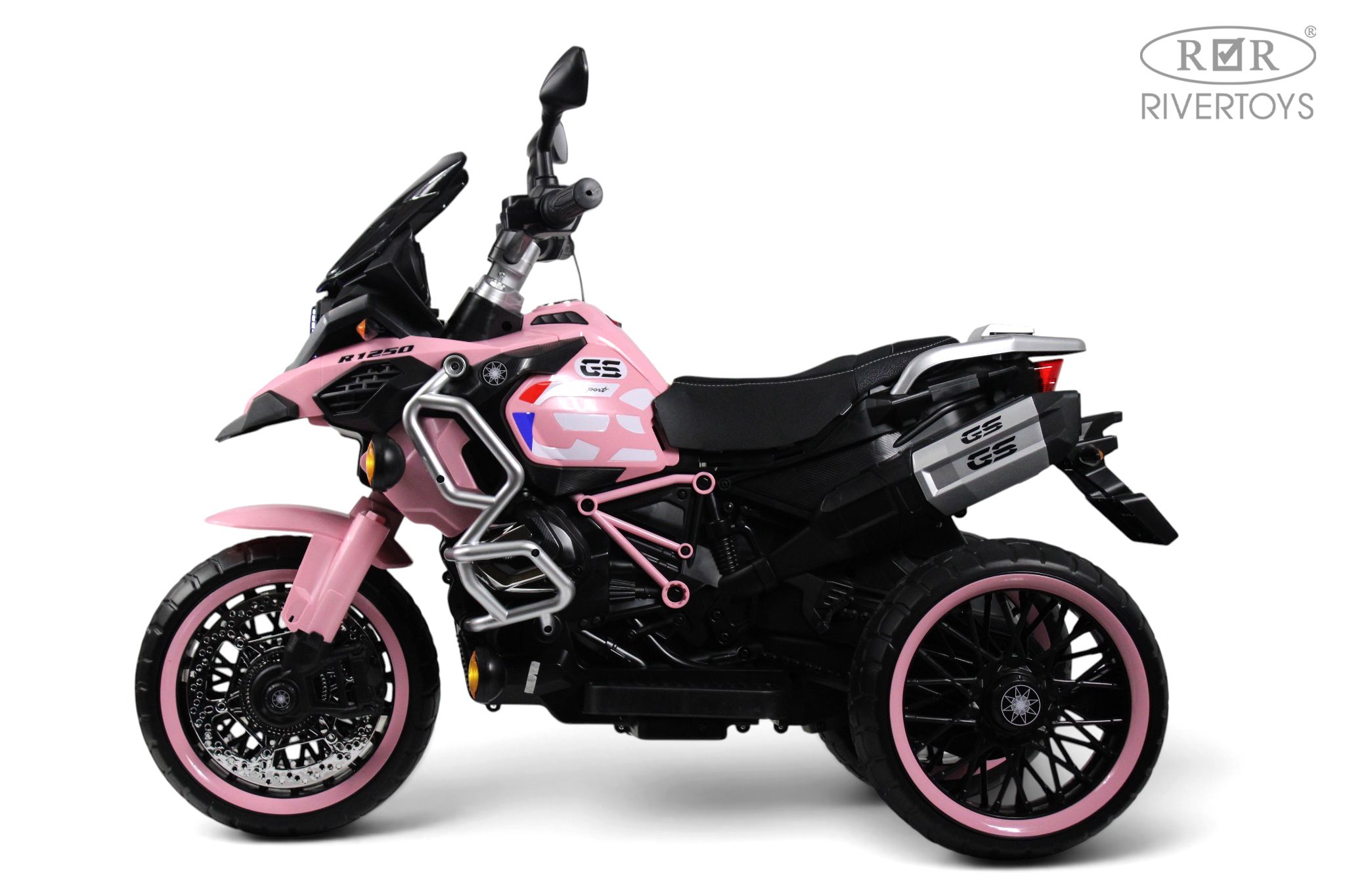Электромобиль RIVERTOYS М008БХ-PINK - фото 1