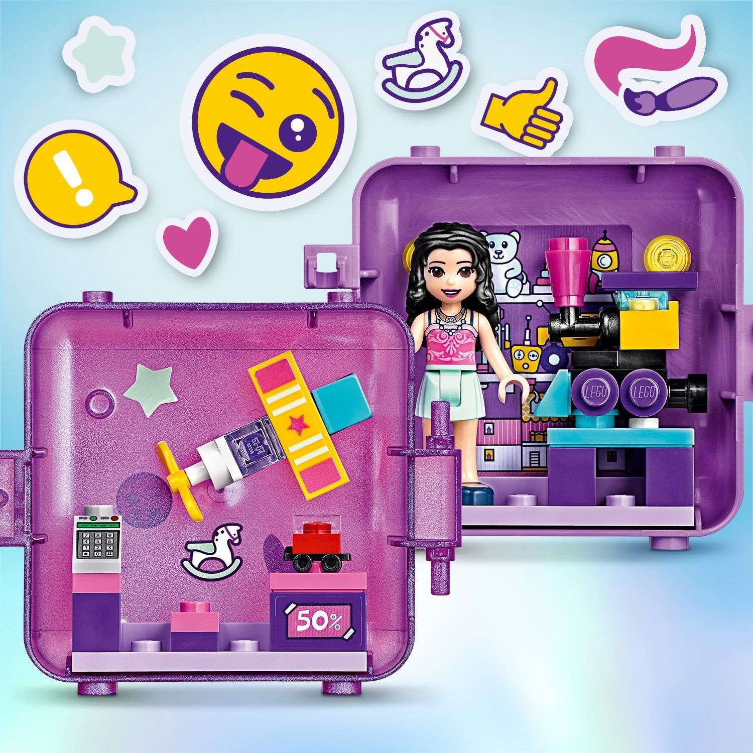 Конструктор LEGO Friends Шкатулка Покупки Эммы блочный - фото 4