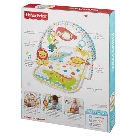 Коврик Fisher Price музыкальный развивающий Цветной карнавал