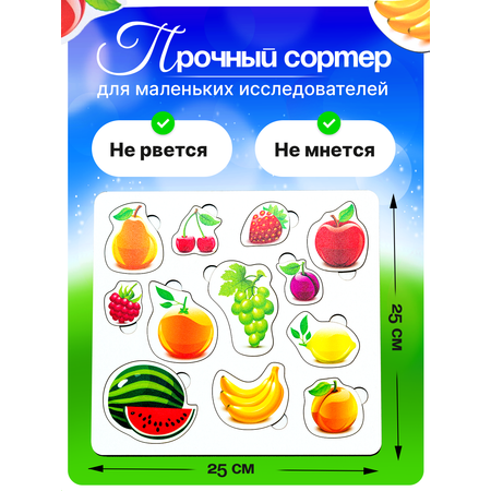 Игрушка ГРАТ сортер Фрукты