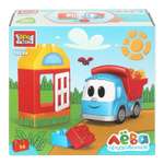 Конструктор Город мастеров Грузовичок Лева 14 дет.