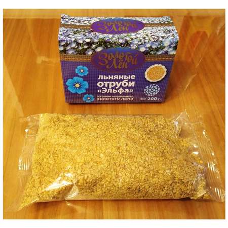 льняные отруби Золотой лен из Белого льна (4х200г)