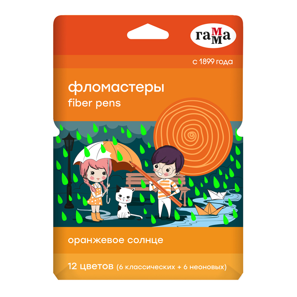 Фломастеры Gamma_ 12 цв. - фото 1
