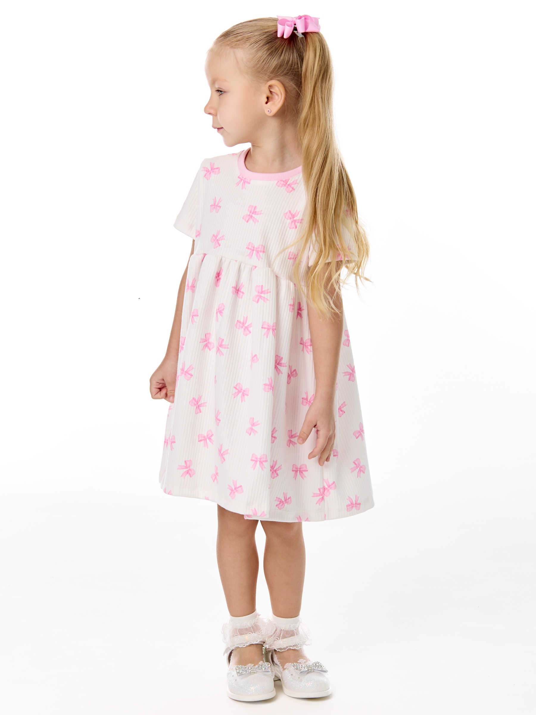 Платье LEVAKIDS платье для девочки_бантики - фото 3