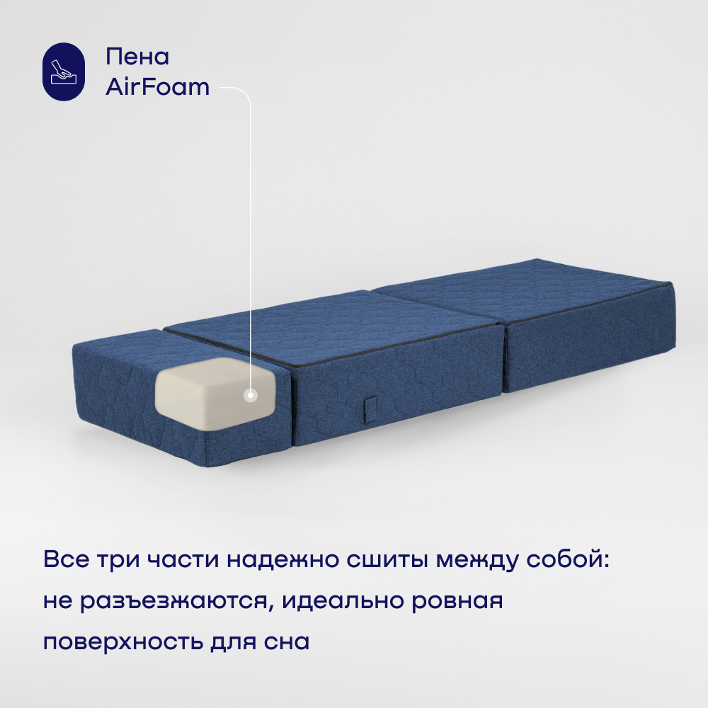 Кресло buyson BuyDream синий - фото 3