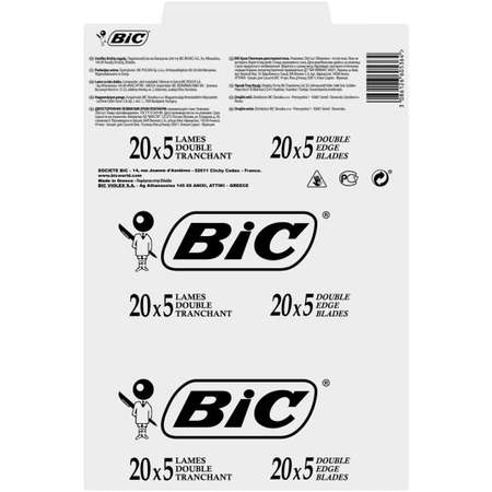 Лезвия для бритья BIC DEB 100 шт