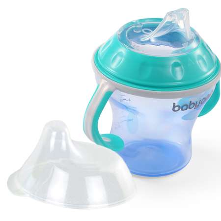 Поильник Babyono Natural 180 мл 1 шт. в ассортименте