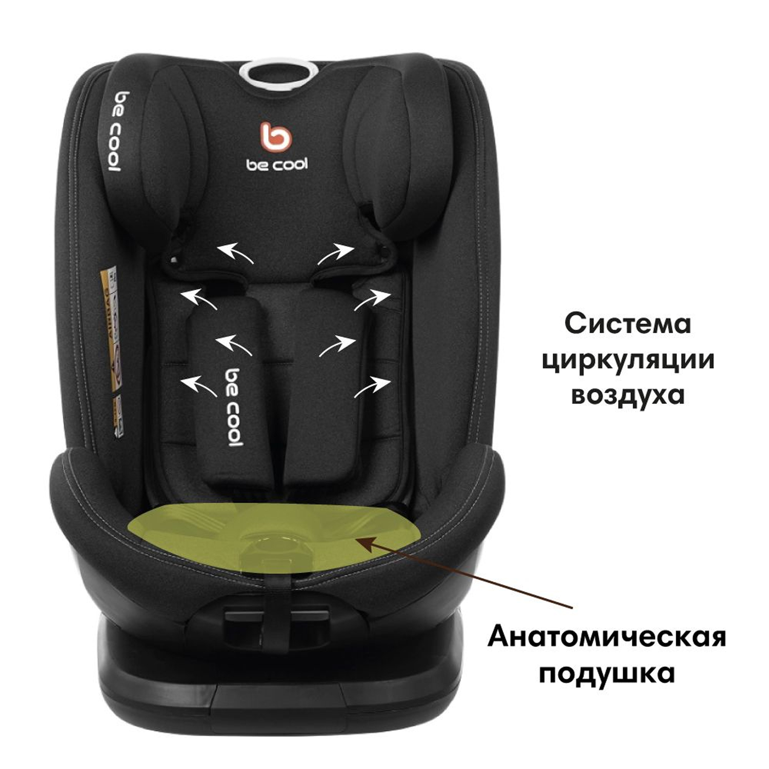 Автокресло Be Cool Sun Isofix 0+/1/2/3 (0-36 кг) - фото 16