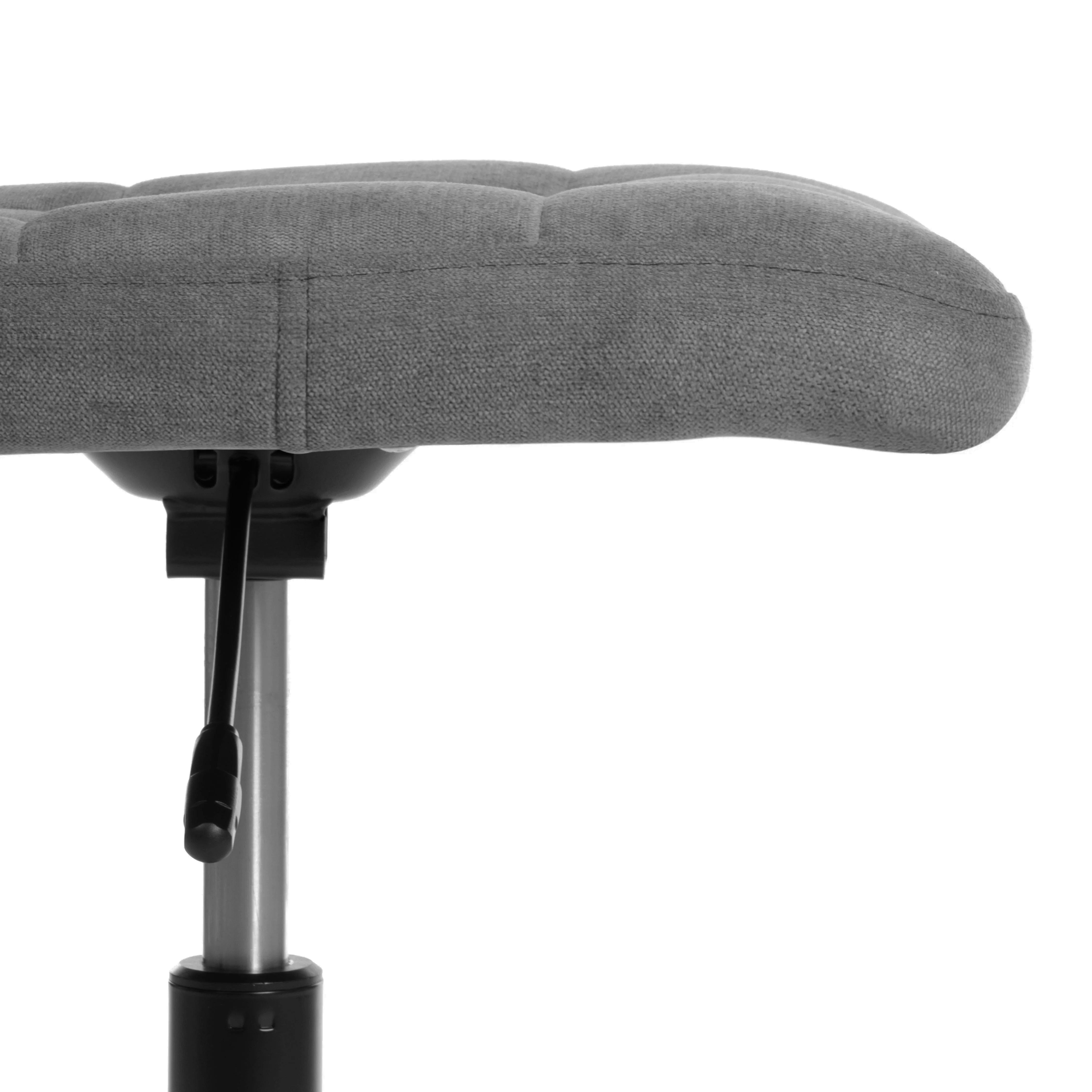 Компьютерное кресло TETCHAIR FIESTA metalBL, ткань, серый - фото 10