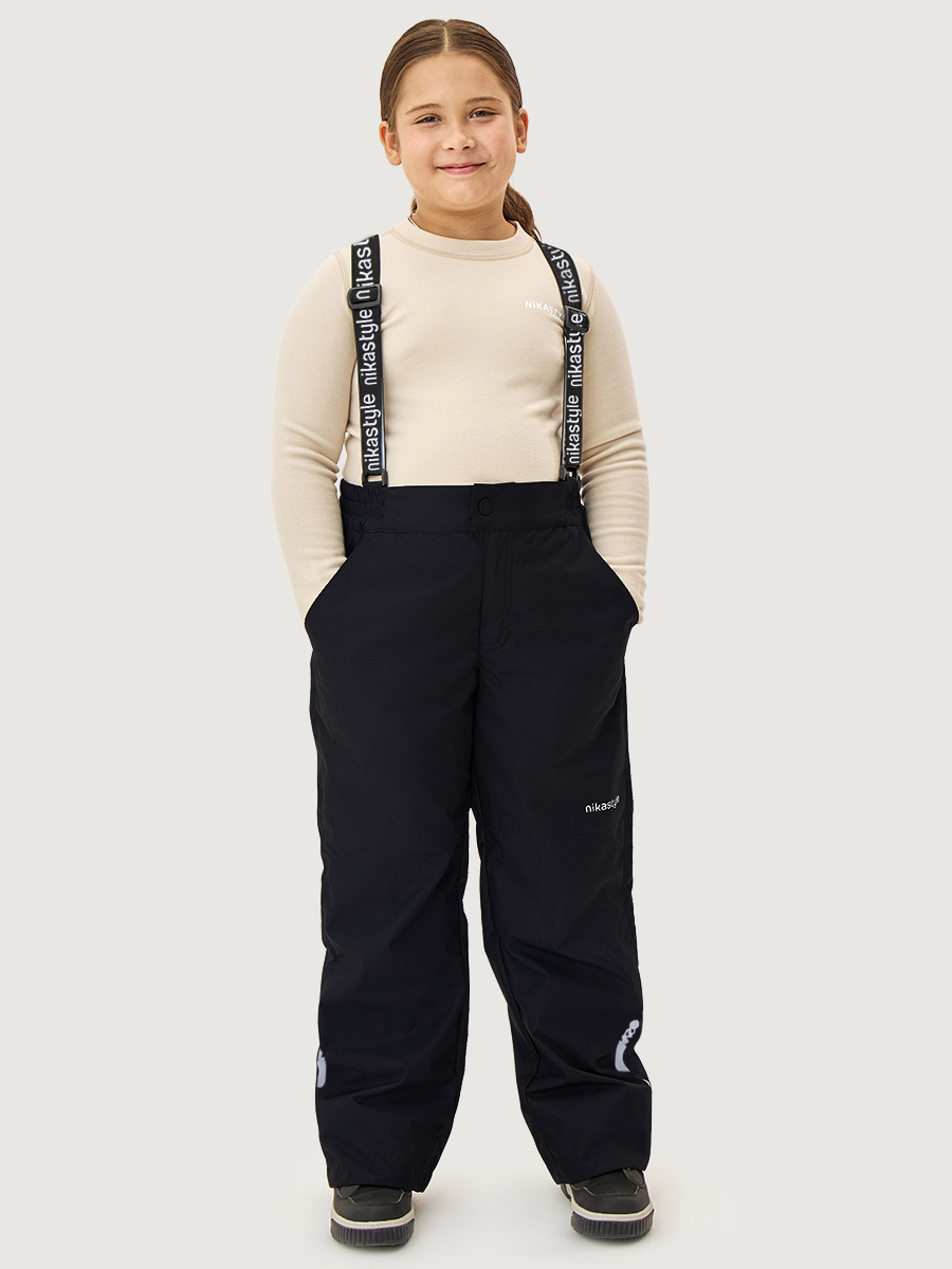 Изображение товара Брюки утепленные NIKASTYLE plus size для девочек, мембранные, TEFLON WR