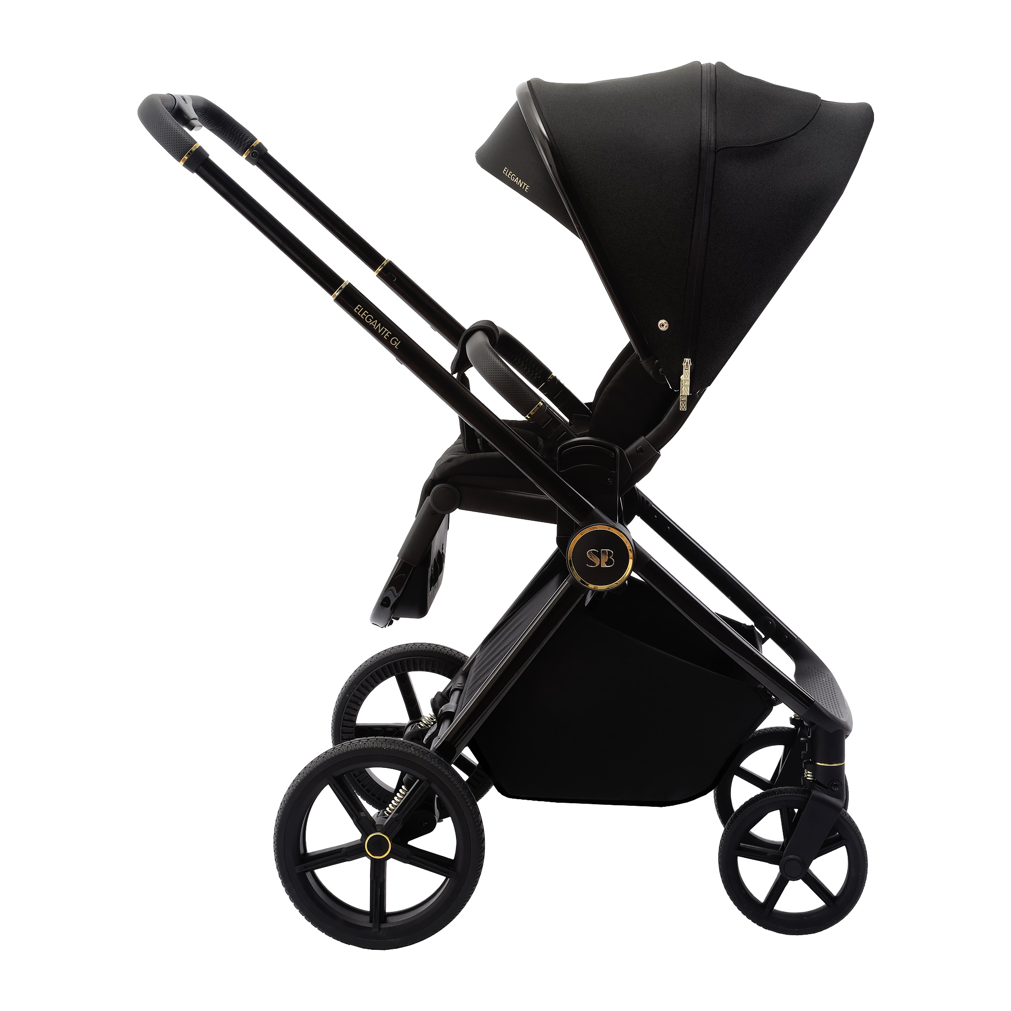 Коляска 3в1 Sweet Baby Elegante GL Black черный - фото 34