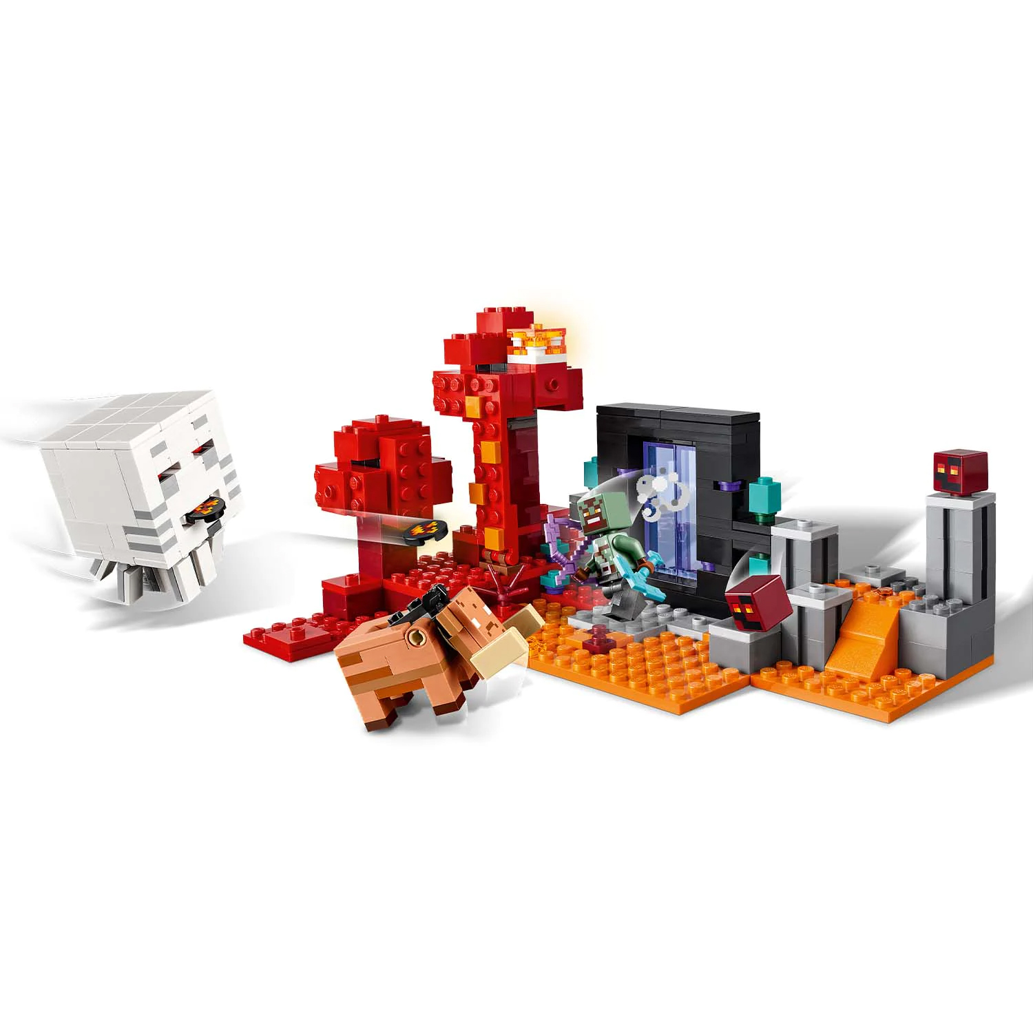 Конструктор LEGO Minecraft Засада у Нижнего портала блочный - фото 3