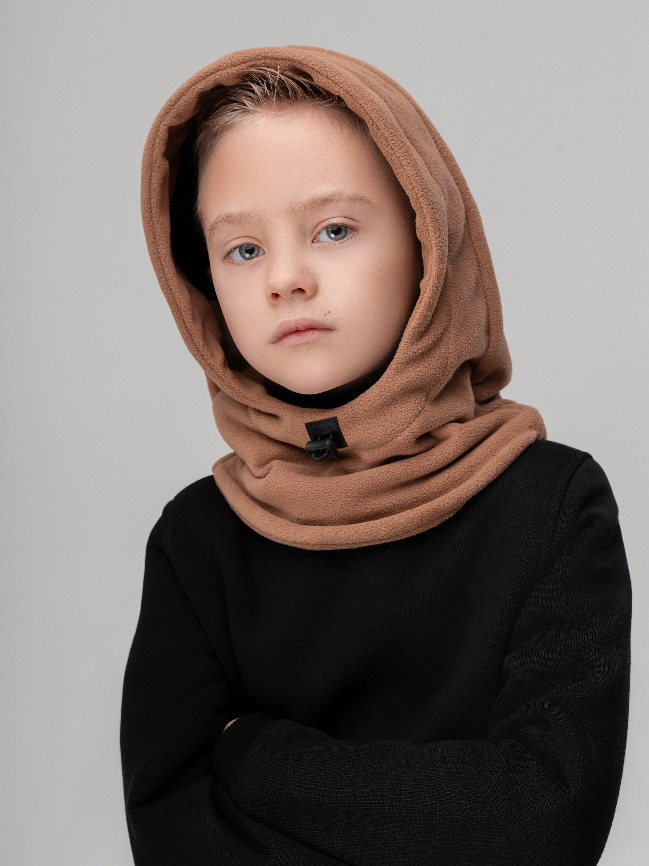 Балаклава Bodo 10-355MU_светло-коричневый - фото 2