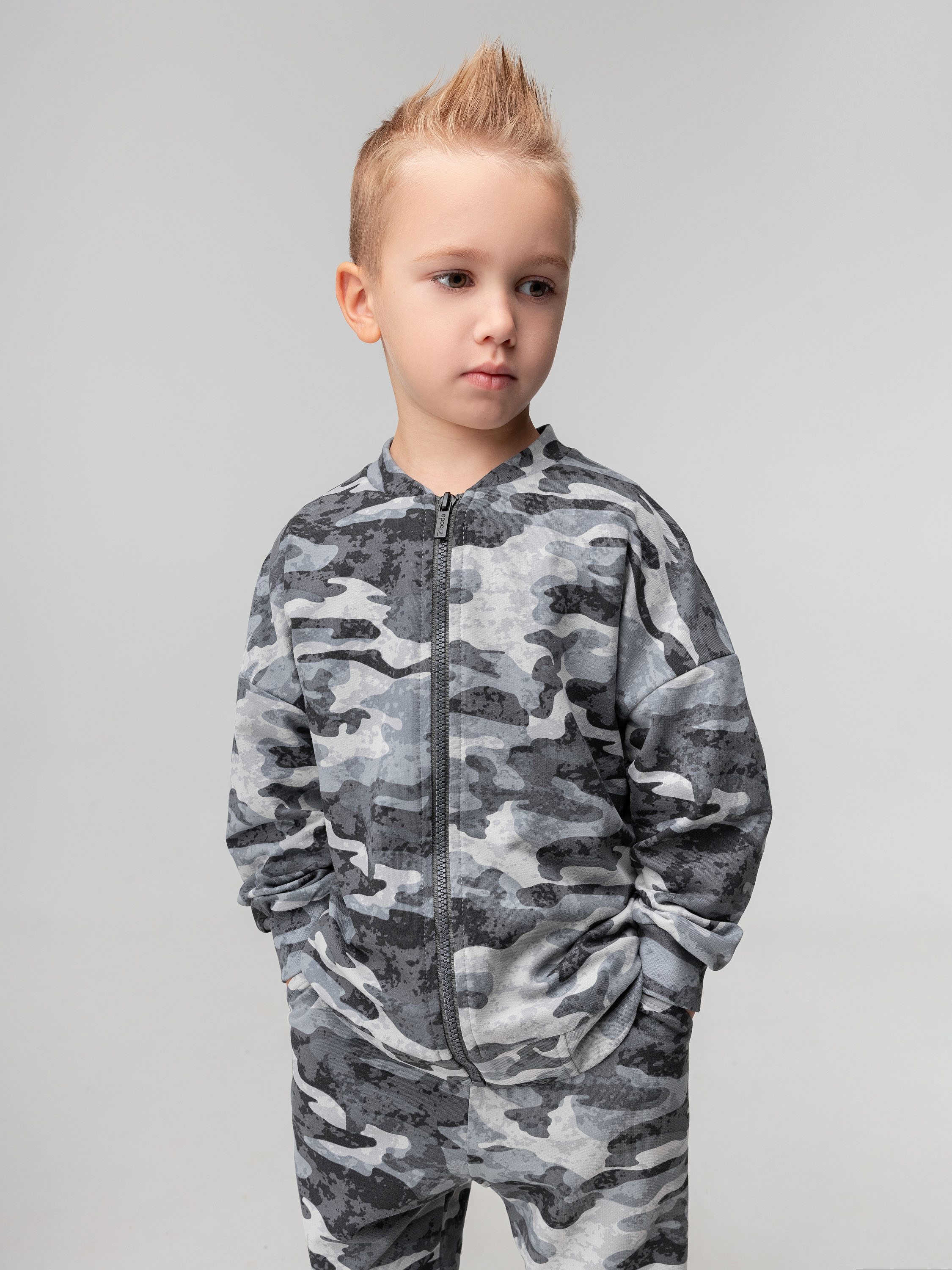 Костюм спортивный Bodo 11-459МU_светло-серый камуфляж - фото 6