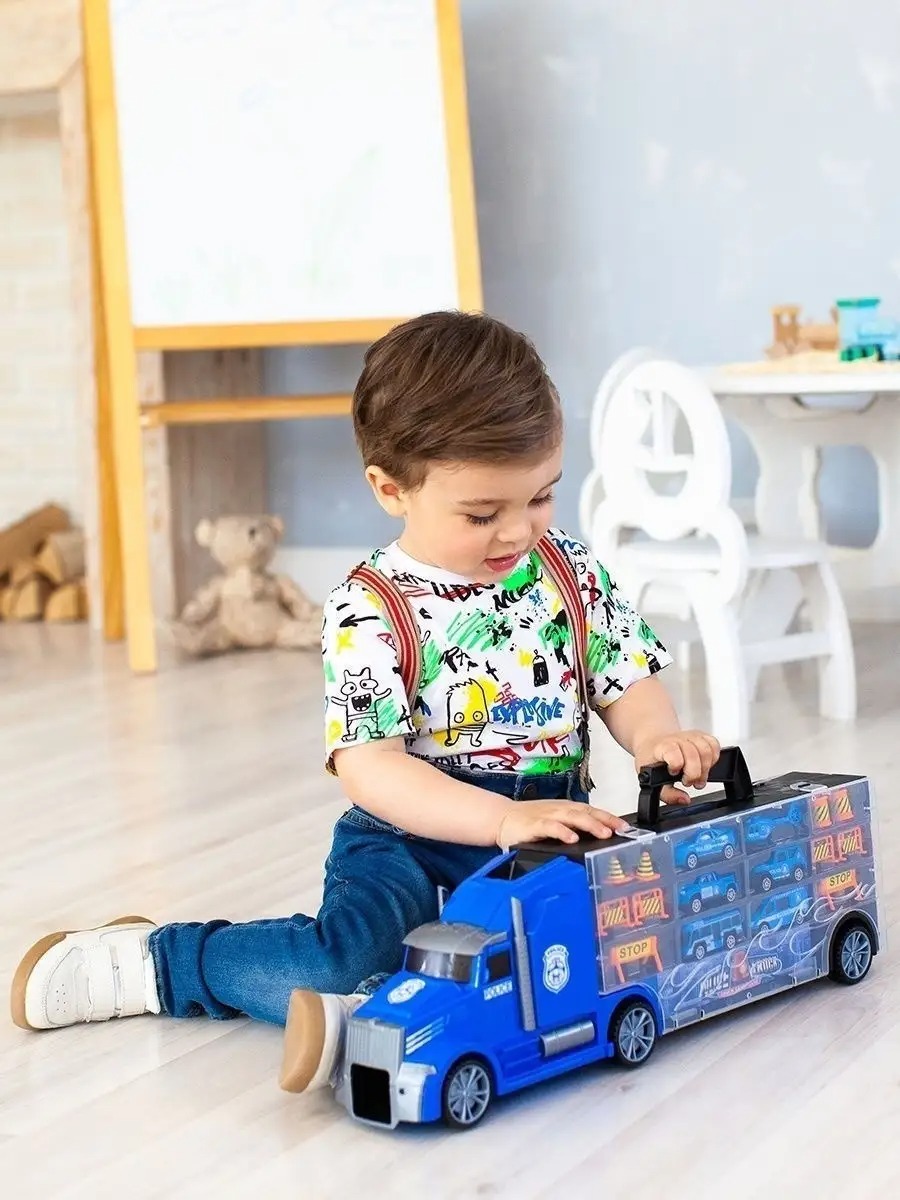 Автовоз Givito Полицейский участок G205-016 - фото 4