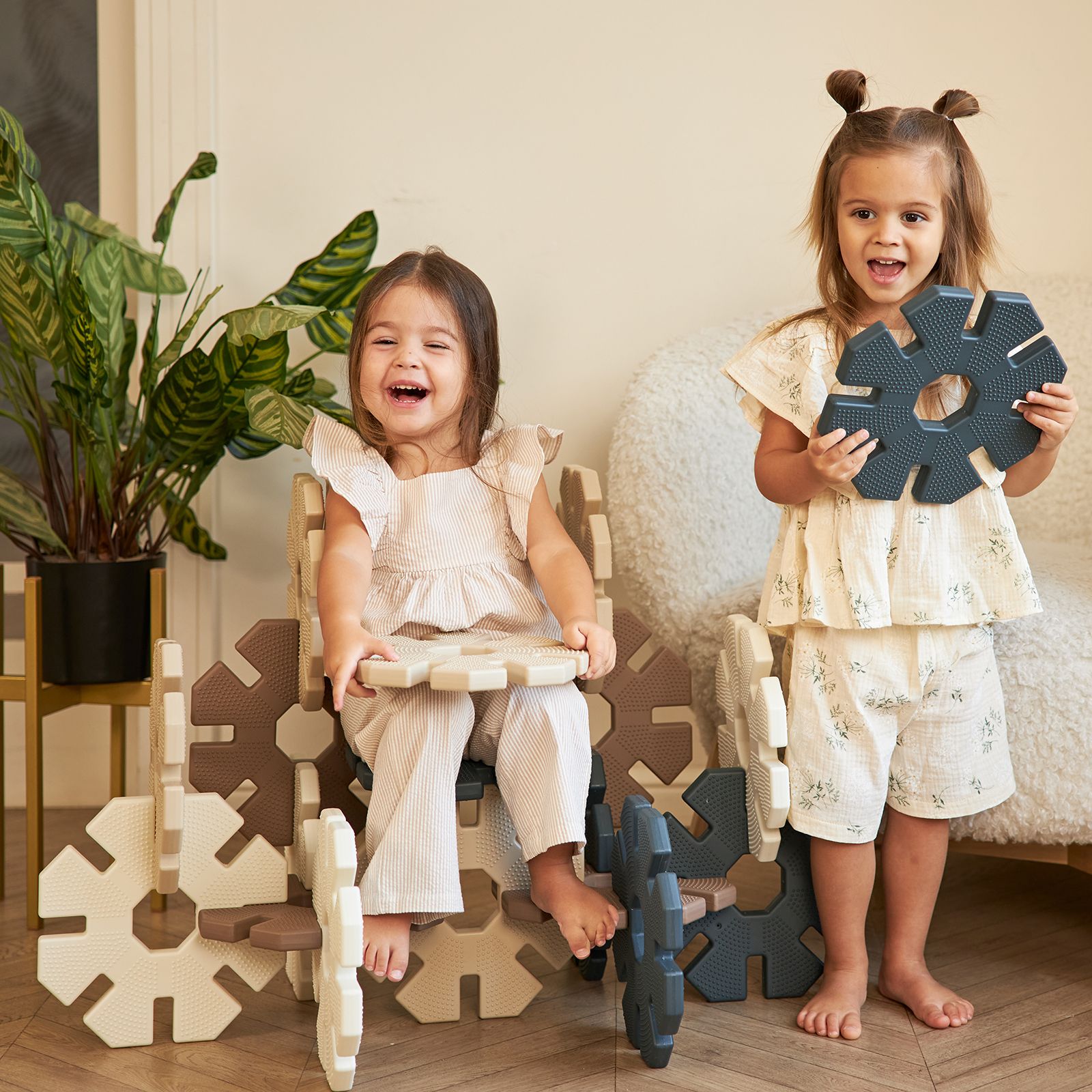 Конструктор UNIX Kids Snowflakes 32 дет. - фото 16
