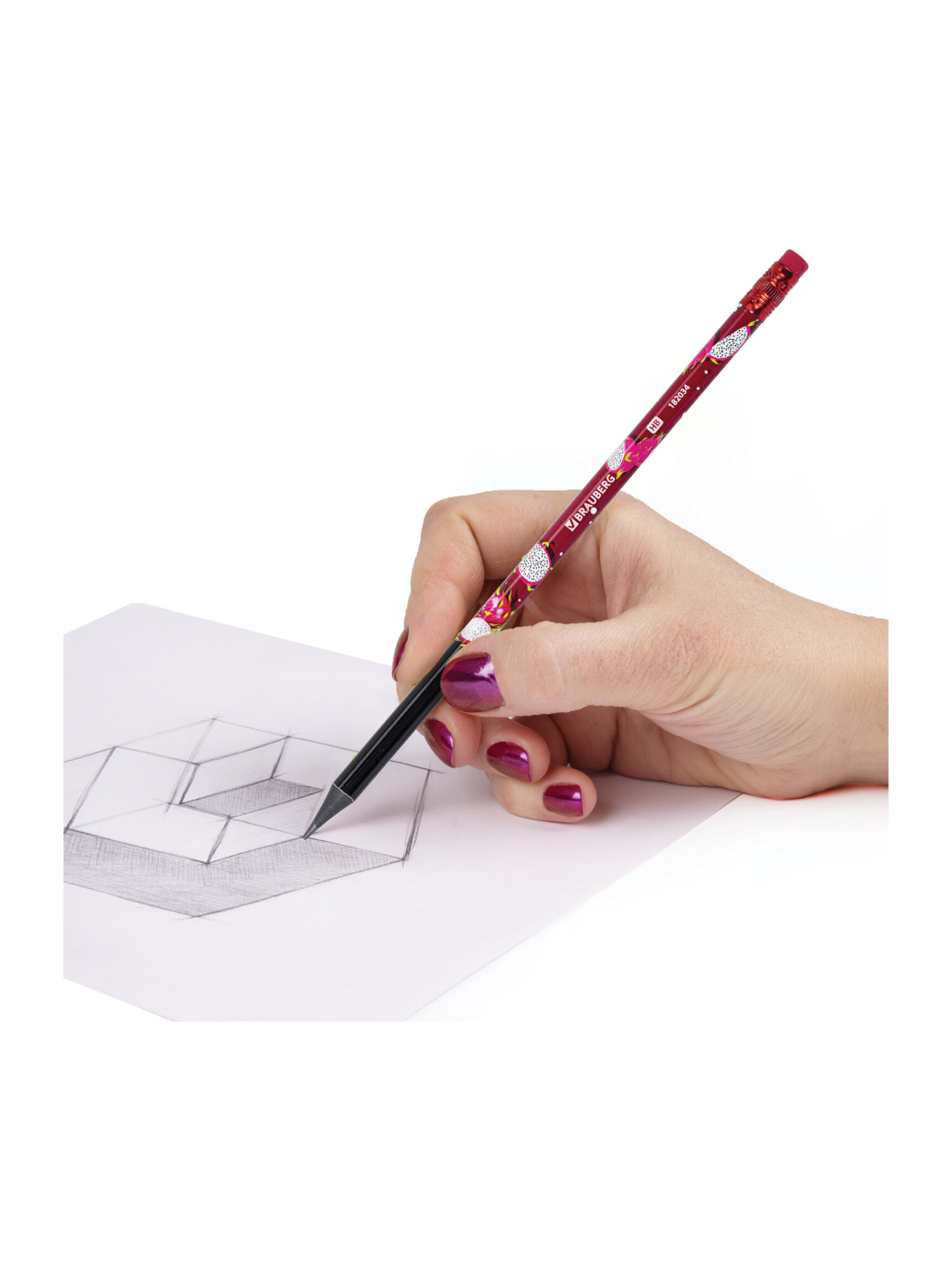 Карандаши чернографитные Brauberg 12 шт. - фото 12