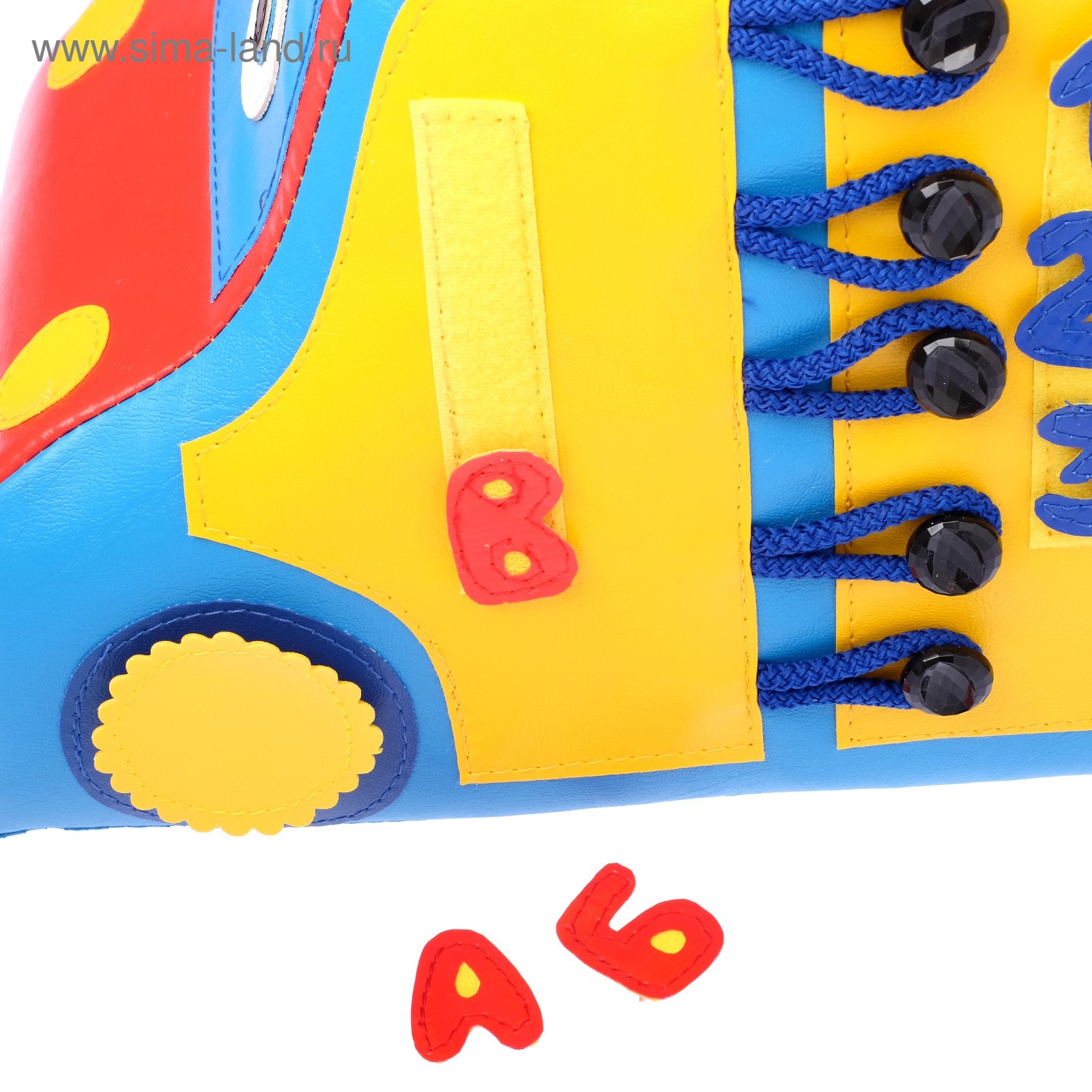 Игрушка IQ-ZABIAKA бизиборд мягкий модуль Машинка - фото 16