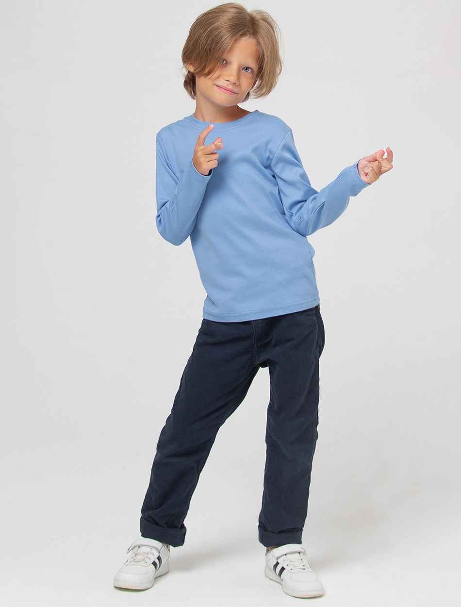 Лонгслив HappyFox HF5502голубой - фото 3