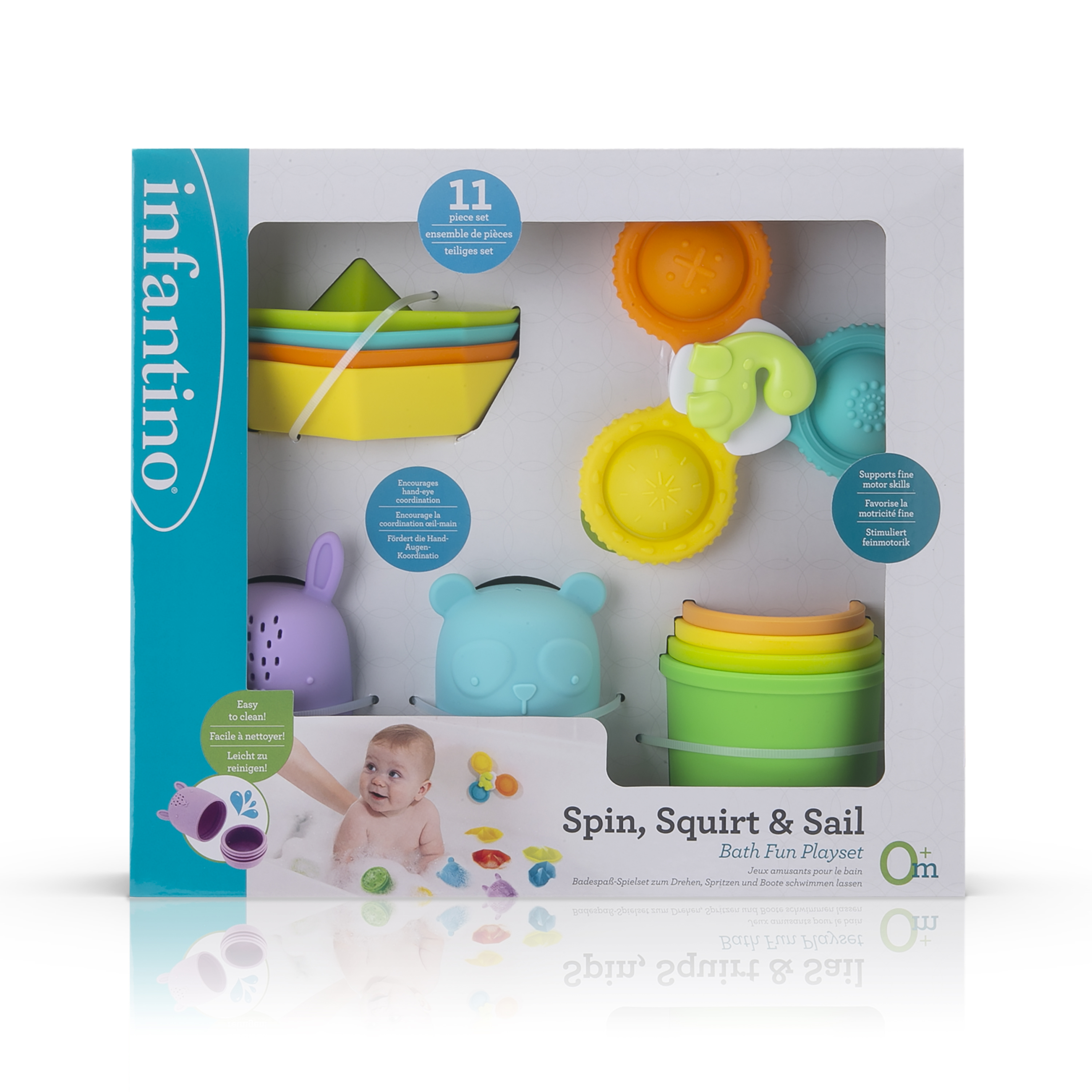 Игрушка INFANTINO набор для купания - фото 2