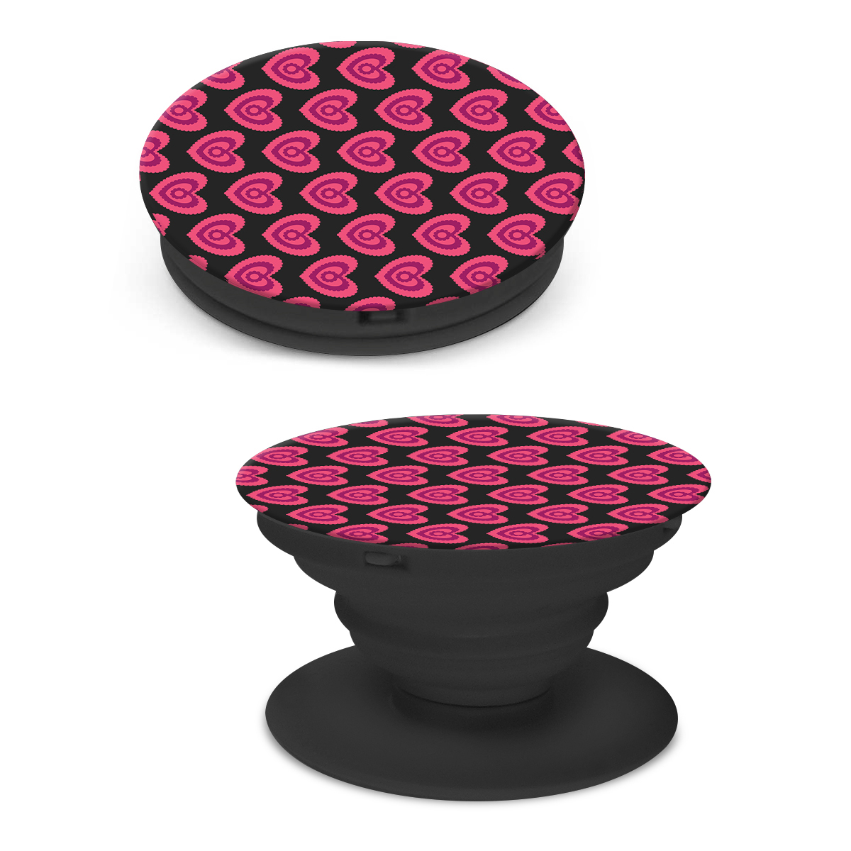 Держатель для телефона Krutoff Попсокет Кружевные Сердца - фото 4